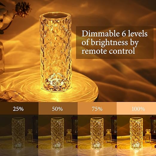 ROSE DIAMOND TABLE LAMP