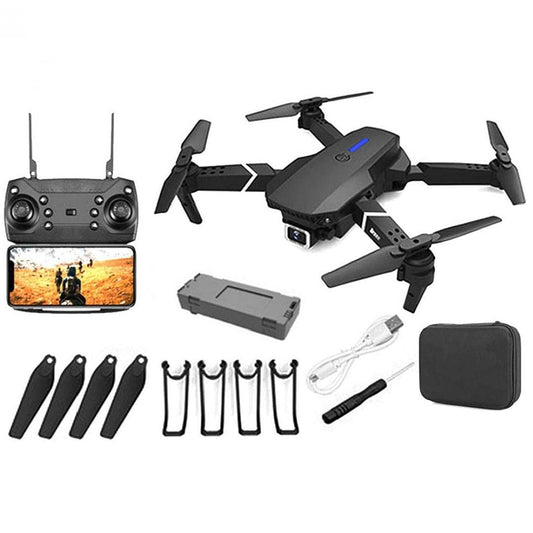 +1  E88 Pro Drone E88 Max Dual Camera Dron Comercial Avec Telecommande De Visionnage Kids Plane Drone With 12Mp Camera