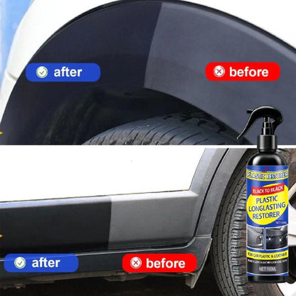 Plastic Long lasting Restorer Spray For Car 100 ml (Pack of 1)