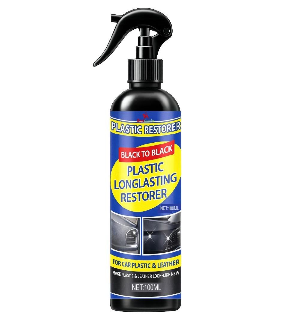Plastic Long lasting Restorer Spray For Car 100 ml (Pack of 1)