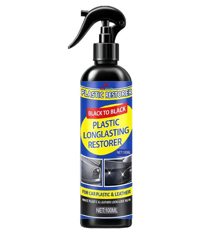 Plastic Long lasting Restorer Spray For Car 100 ml (Pack of 1)